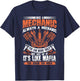 Funny Craftsman Once A Mechanic Always A Mechanic Mafia T-Shirt - T-Shirt | Navy