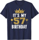 It's My 57th Birthday Gift 57 Years Old Man And Woman T-Shirt - T-Shirt | Navy