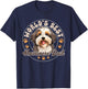 Havanese Dog World's Best Havanese Dad T-Shirt - T-Shirt | Navy