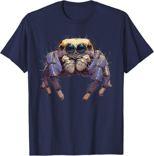 Jumping Spiders Jumping Spider T-Shirt - T-Shirt | Navy