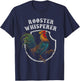 Rooster Whisperer Funny Farmer Gift Retro Shirt Cock Bird T-Shirt - T-Shirt | Navy