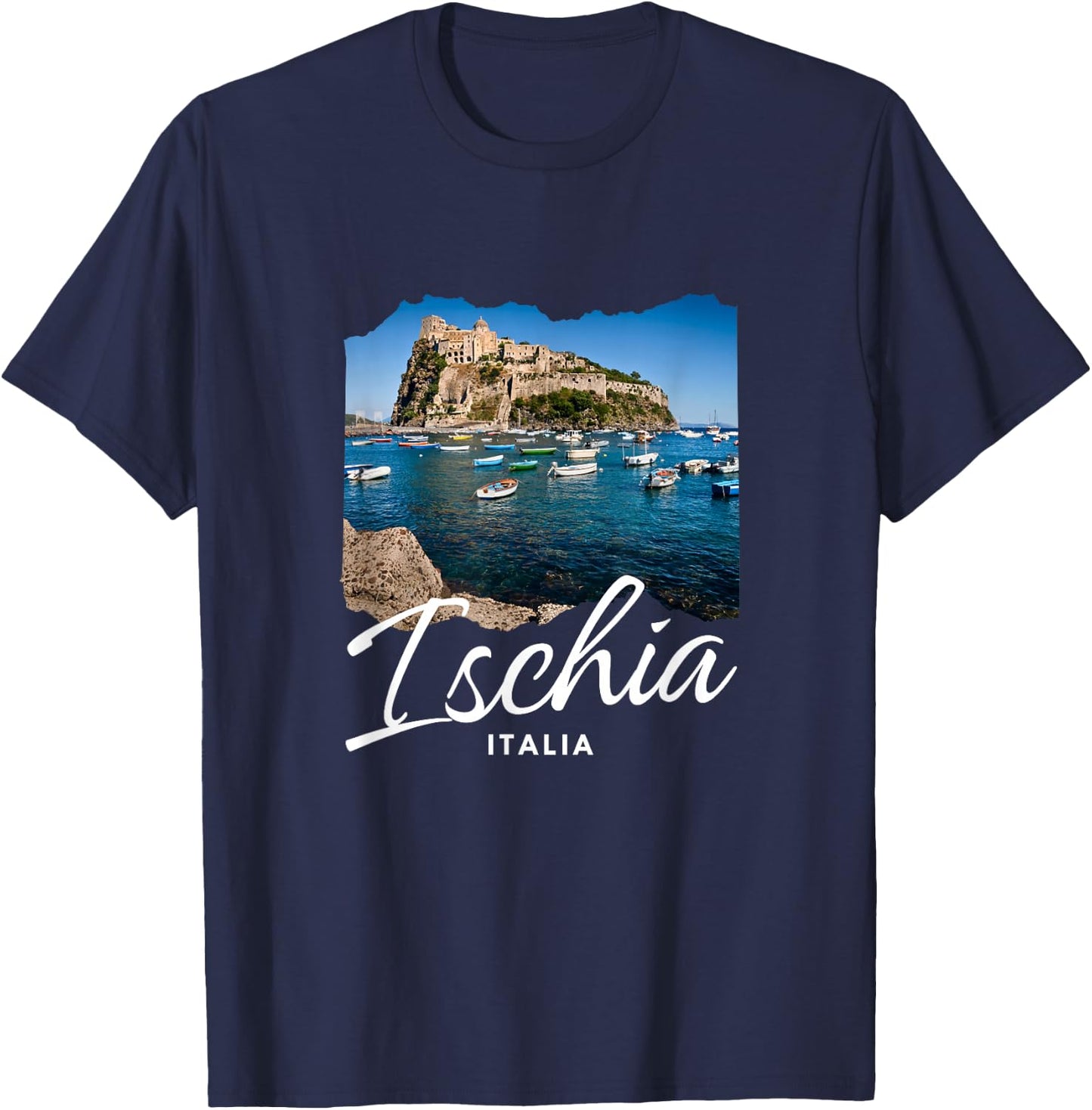 Ischia Italy Souvenir / Ischia T-Shirt - T-Shirt | Navy