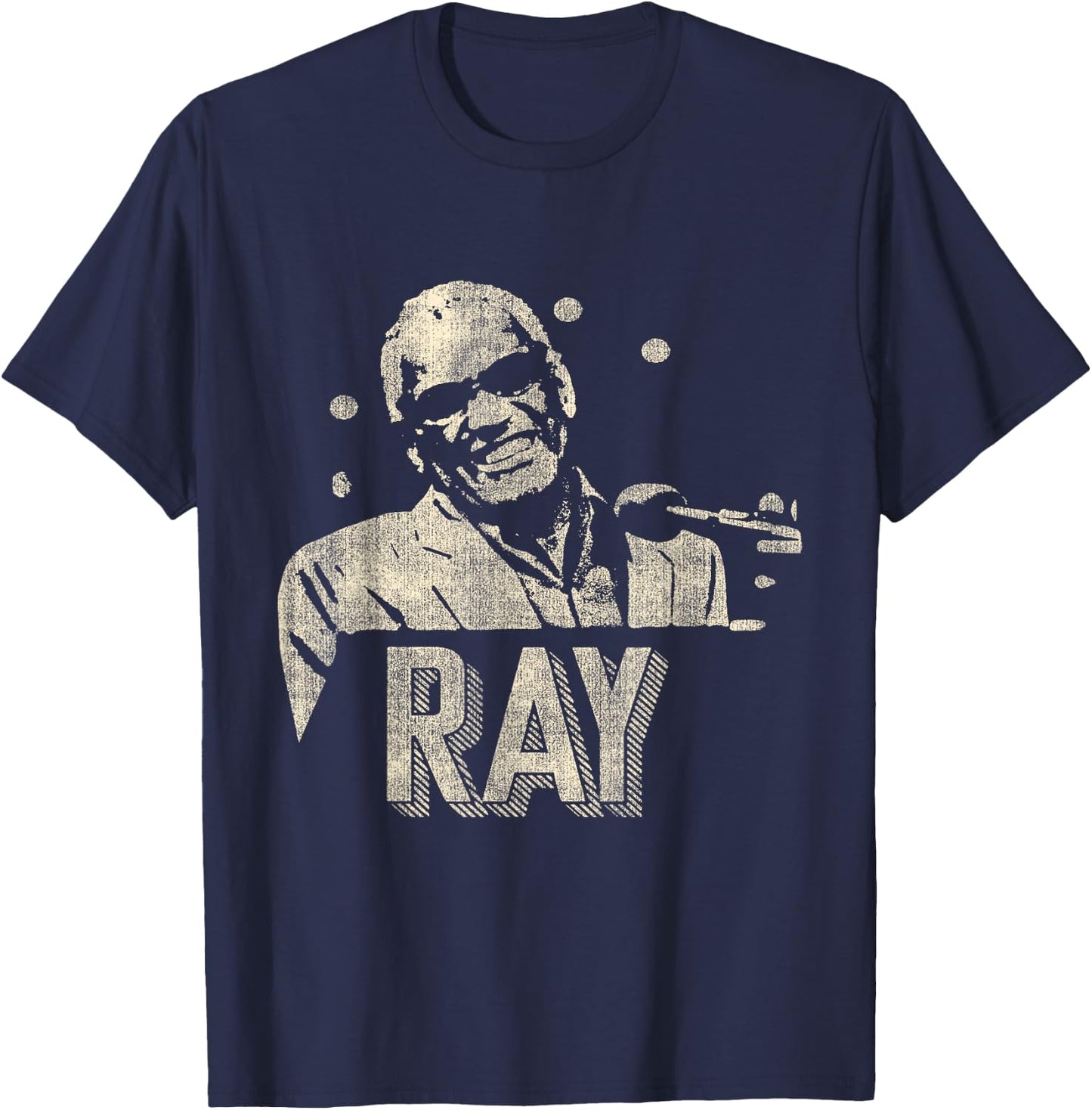 Ray Charles - Ray One Color T-Shirt - T-Shirt | Navy