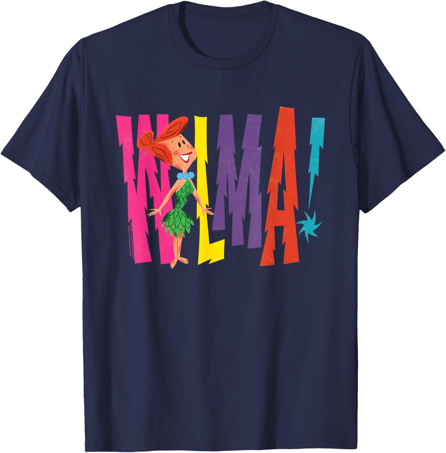 The Flintstones Wilma! T-Shirt - T-Shirt | Navy