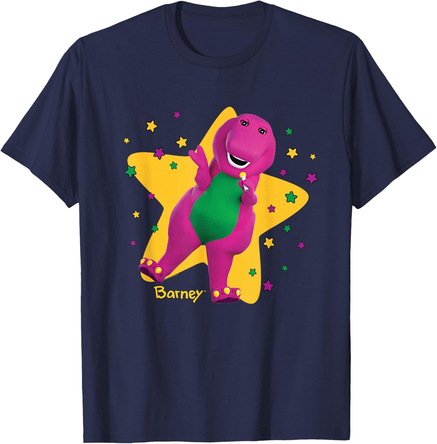 Barney - Barney Star T-Shirt - T-Shirt | Navy