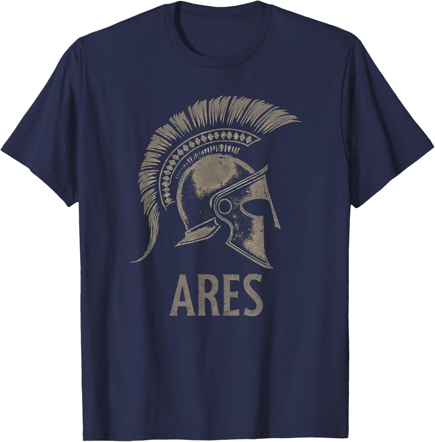 Ares Ancient Greek God Symbol T-Shirt - T-Shirt | Navy