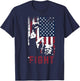 Fight USA United States of America T-Shirt - T-Shirt | Navy