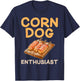 Corn Dog Enthusiast Corn Dog Women Kids T-Shirt - T-Shirt | Navy