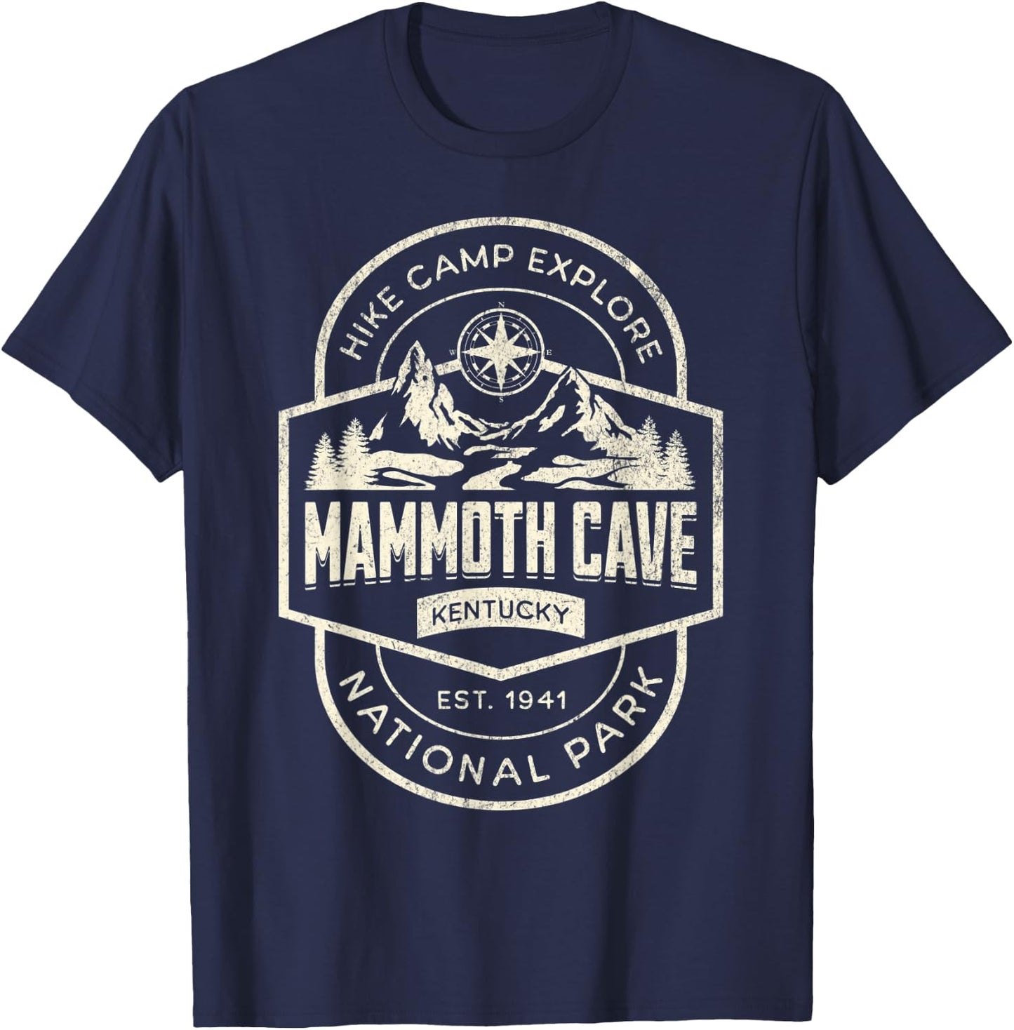 Mammoth Cave National Park T-Shirt - T-Shirt | Navy