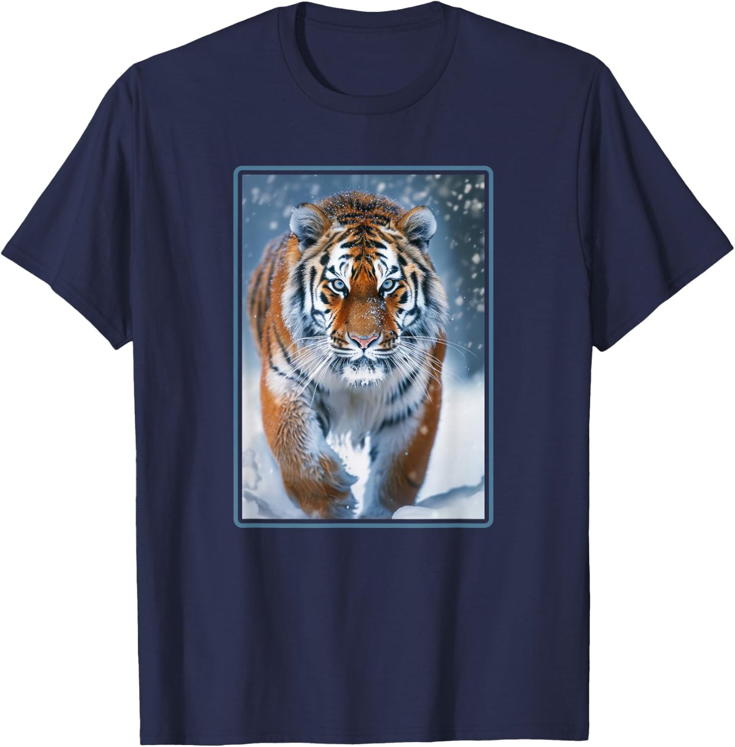Siberian Tigers Siberian Tiger T-Shirt - T-Shirt | Navy