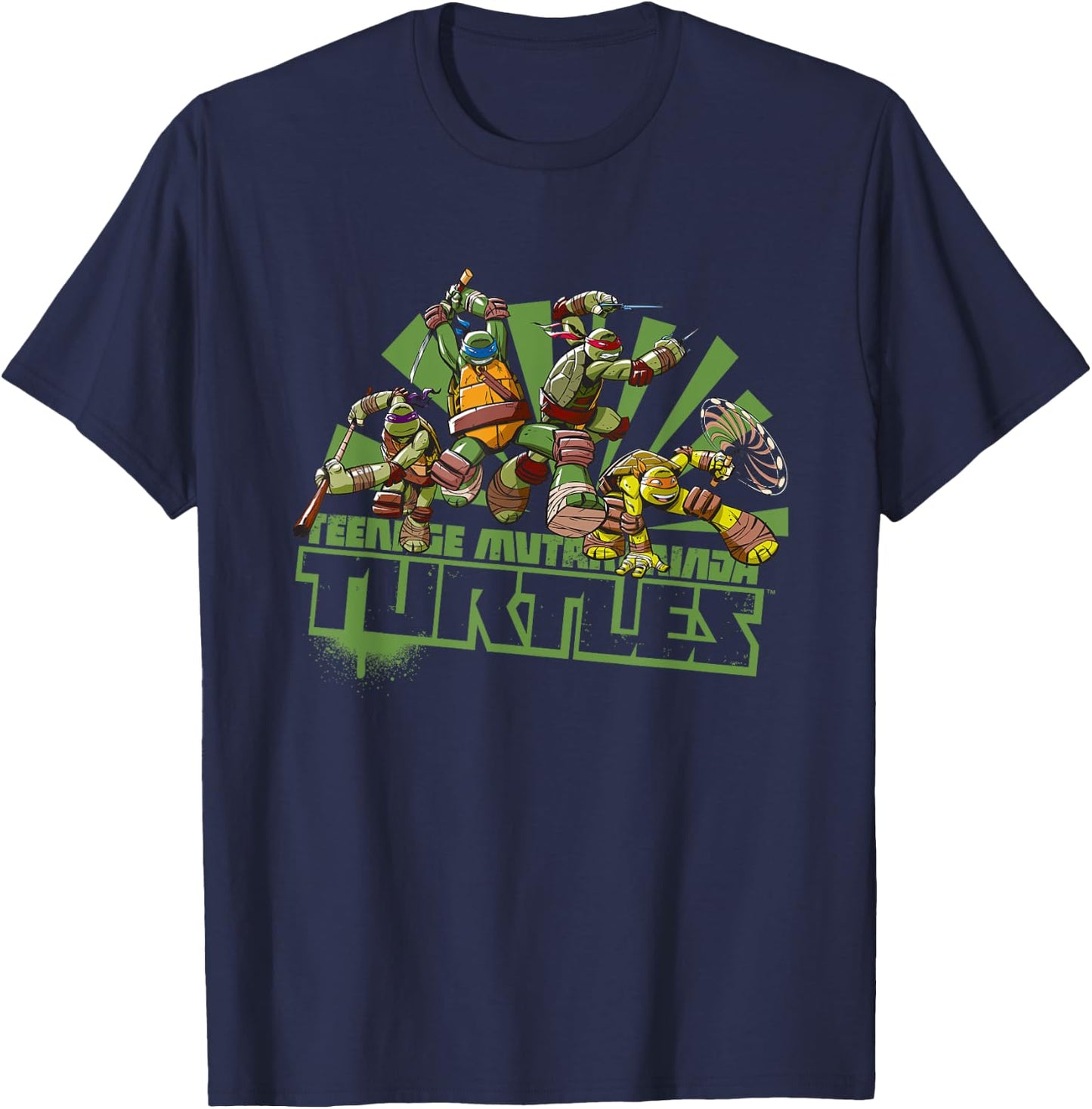 Mademark x Teenage Mutant Ninja Turtles - Teenage Mutant Ninja Turtles - Original TMNT New Series Team T-Shirt - T-Shirt | Navy