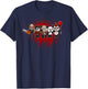 My Little Horror Crew - Halloween Panda Bear T-Shirt - T-Shirt | Navy