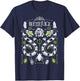 Beetlejuice Symbols Poster T-Shirt - T-Shirt | Navy