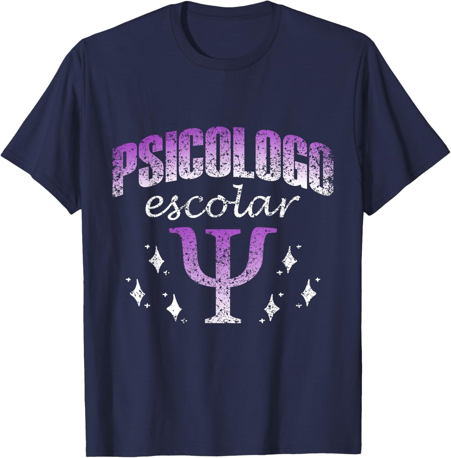 Psicologo Escolar Psychology Teacher School Psychologist T-Shirt - T-Shirt | Navy