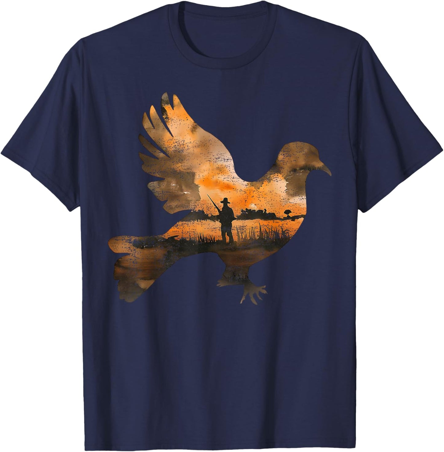 Dove Hunting Texas Dove Hunter T-Shirt - T-Shirt | Navy