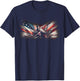 Knight Templar American Flag Crusader T-Shirt - T-Shirt | Navy