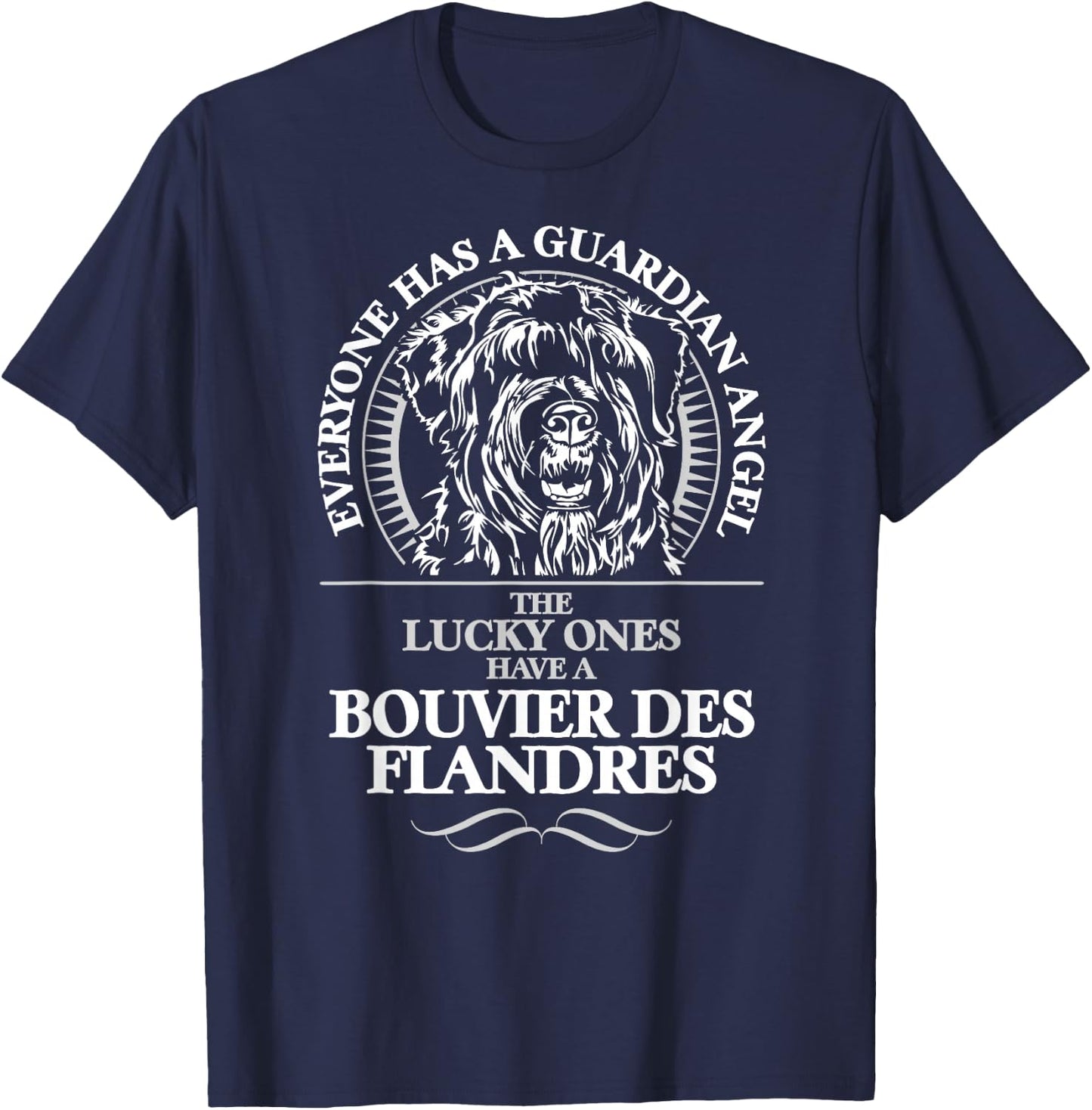 Bouvier Des Flandres dog gift Shirt funny T-Shirt - T-Shirt | Navy