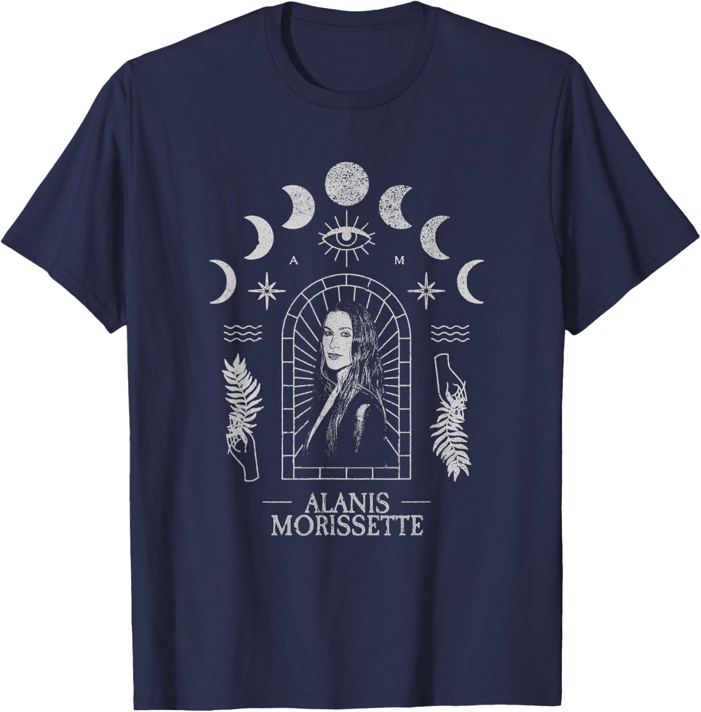 Alanis Morissette - Moon T-Shirt - T-Shirt | Navy