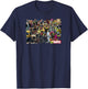 Marvel Retro Comics Villain Team Up Collage T-Shirt - T-Shirt | Navy