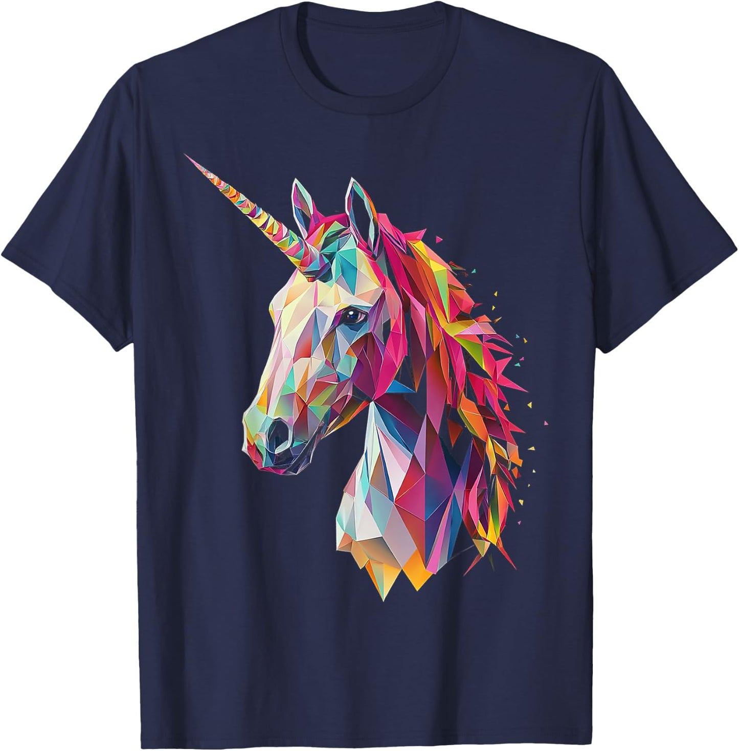 Unicorn Mythical Graphic Fantasy Art Unicorn T-Shirt - T-Shirt | Navy