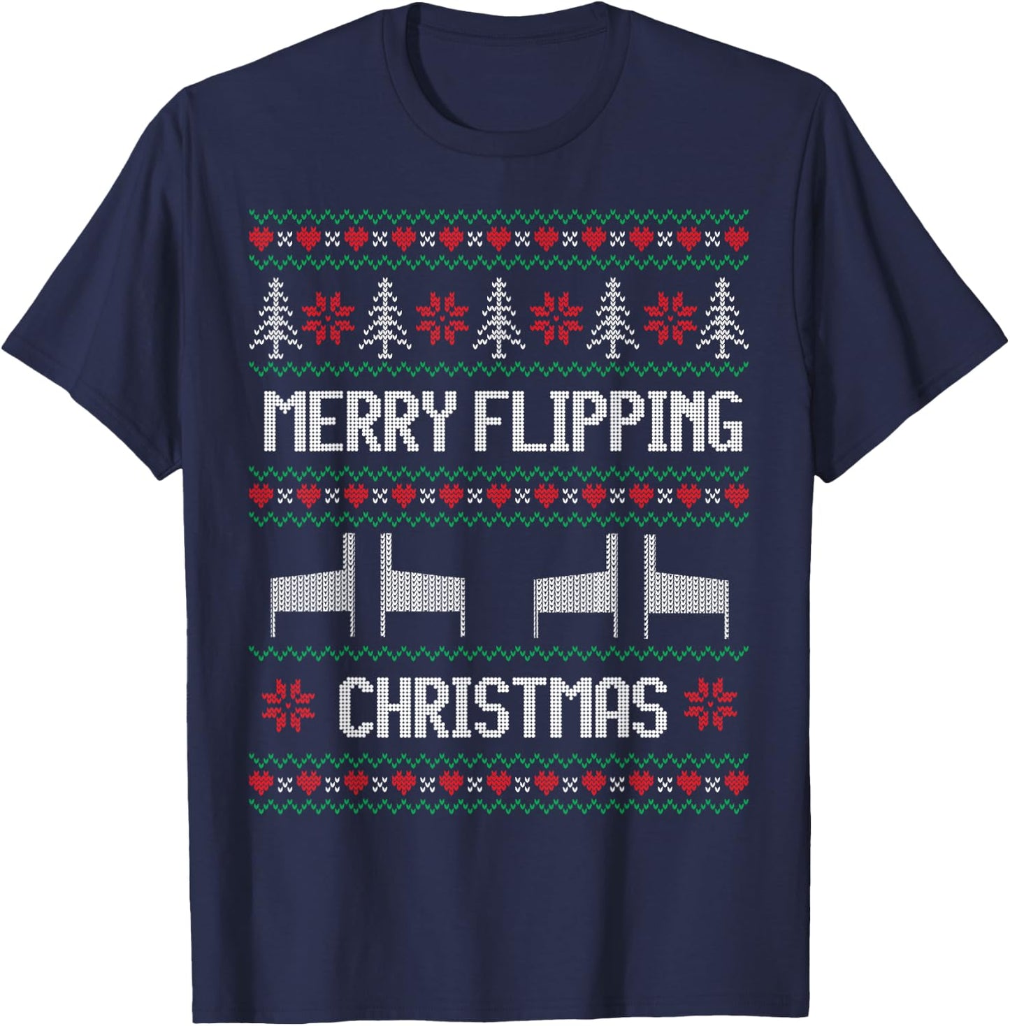 Ugly Pinball Machine Christmas Pinball Wizard T-Shirt - T-Shirt | Navy