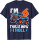 6th Birthday Monster Truck 6 Year Old Boys 6th Party T-Shirt - T-Shirt | Navy