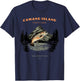 Camano Island State Park Washington Retro Vintage T-Shirt - T-Shirt | Navy