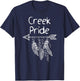 Creek Pride Native American Proud Men Women Kids Gift T-Shirt - T-Shirt | Navy