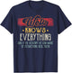 Welo Knows Everything Funny Welo Fathers Day From Son T-Shirt - T-Shirt | Navy