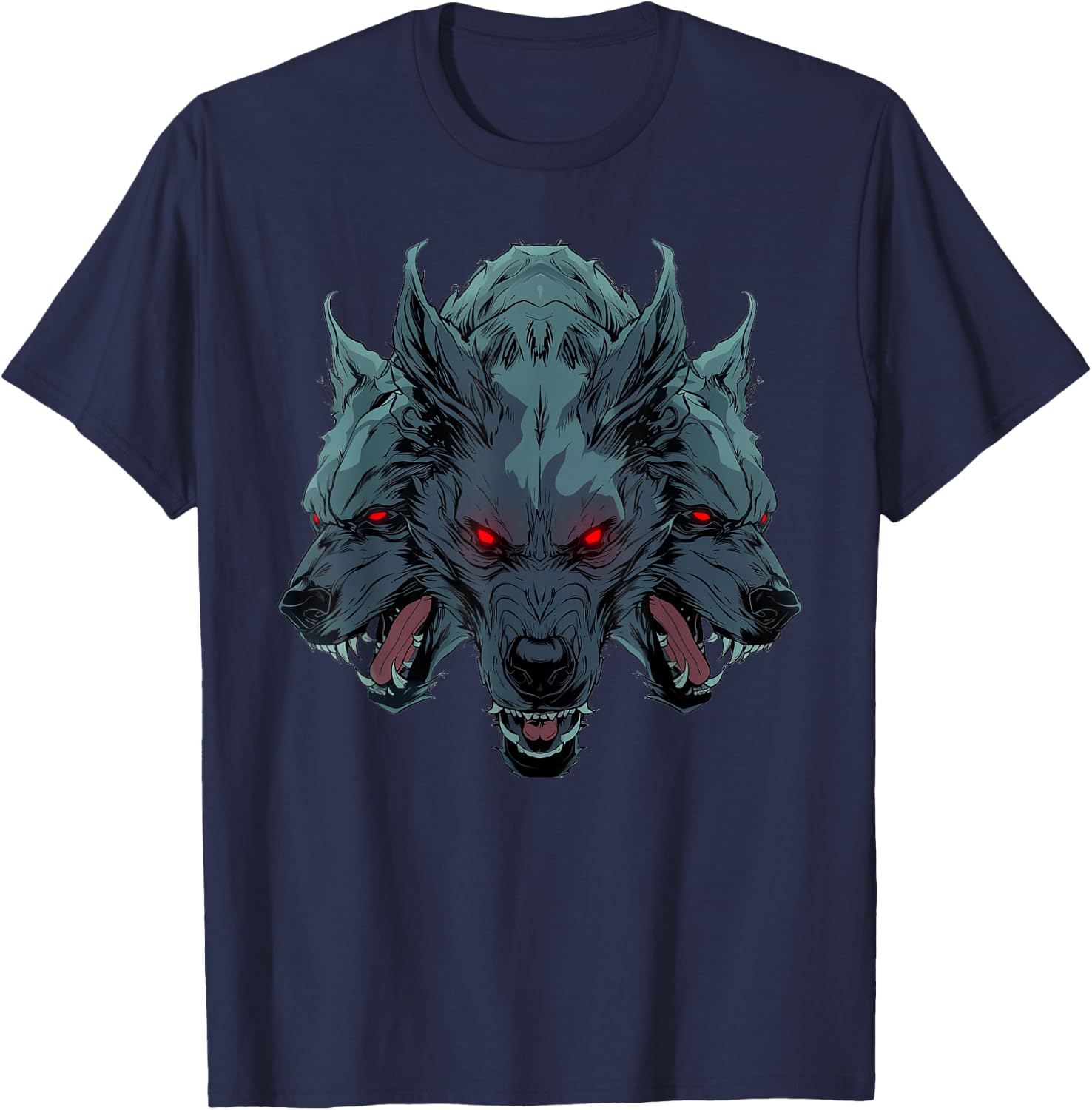 Cerberus Anime T-Shirt - T-Shirt | Navy