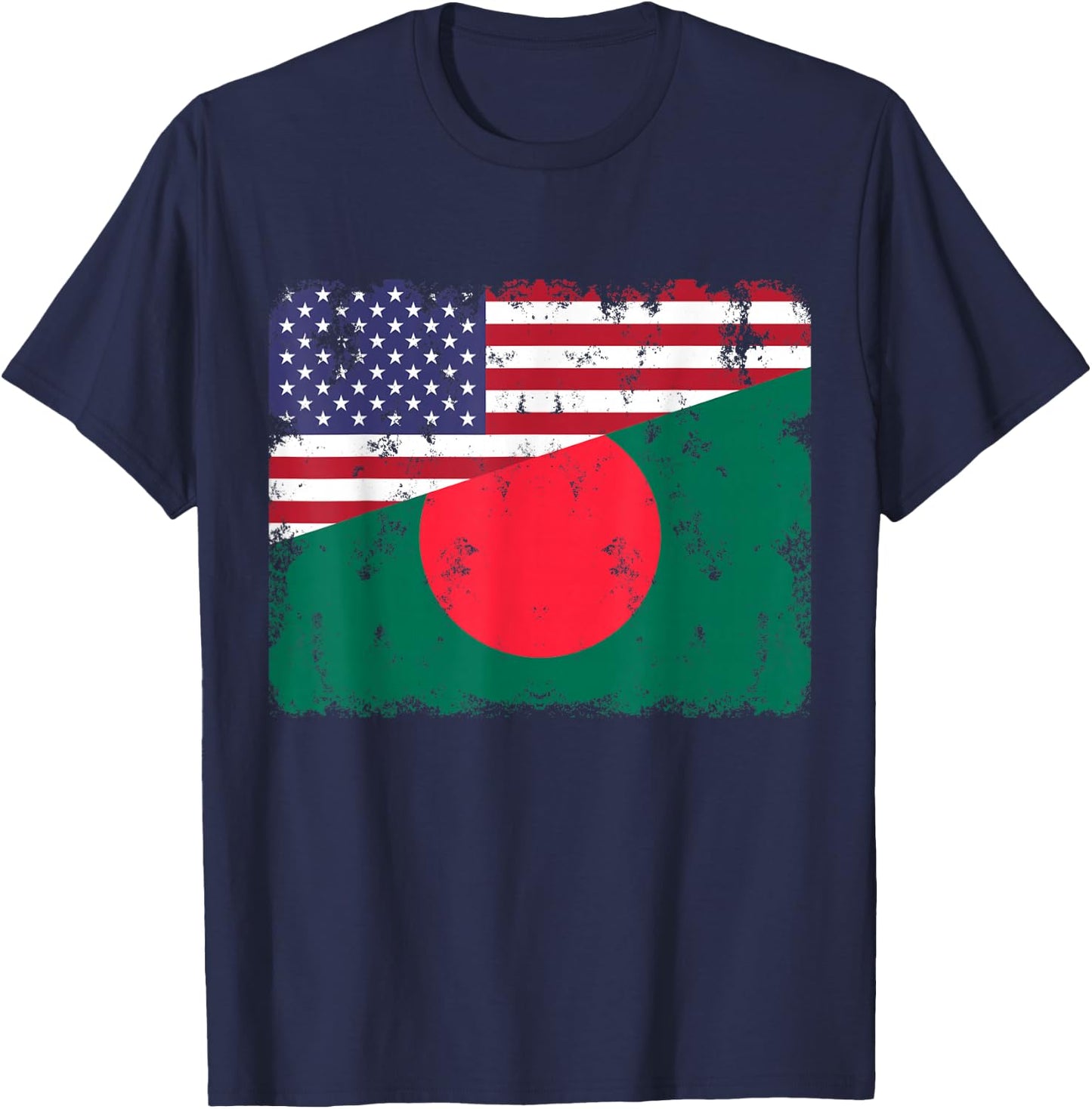 Bangladesh Pride Bangladeshi American Flag Roots Heritage T-Shirt - T-Shirt | Navy