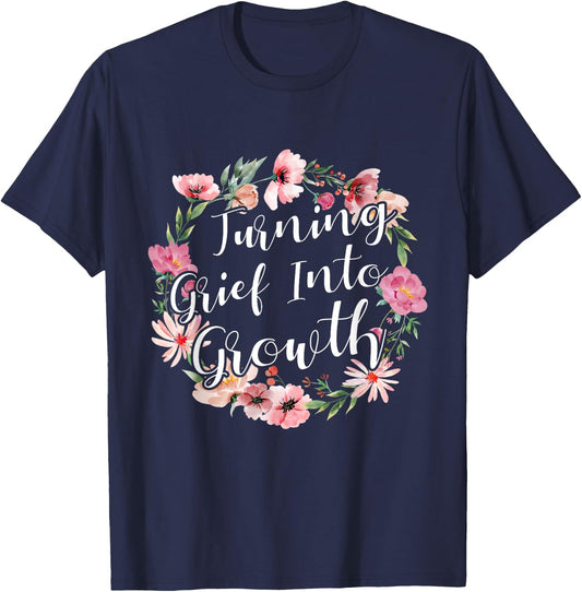Death Doula Job Profession Women's Black Modern Classic Solid with Text T Back Short Sleeve Cotton 65% Polyester 35% Classic Fit Imported End Of Life Doula Small T-Shirt - T-Shirt | Navy