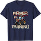Kids Funny Farmer In Training Farming Kids Boys T-Shirt - T-Shirt | Navy