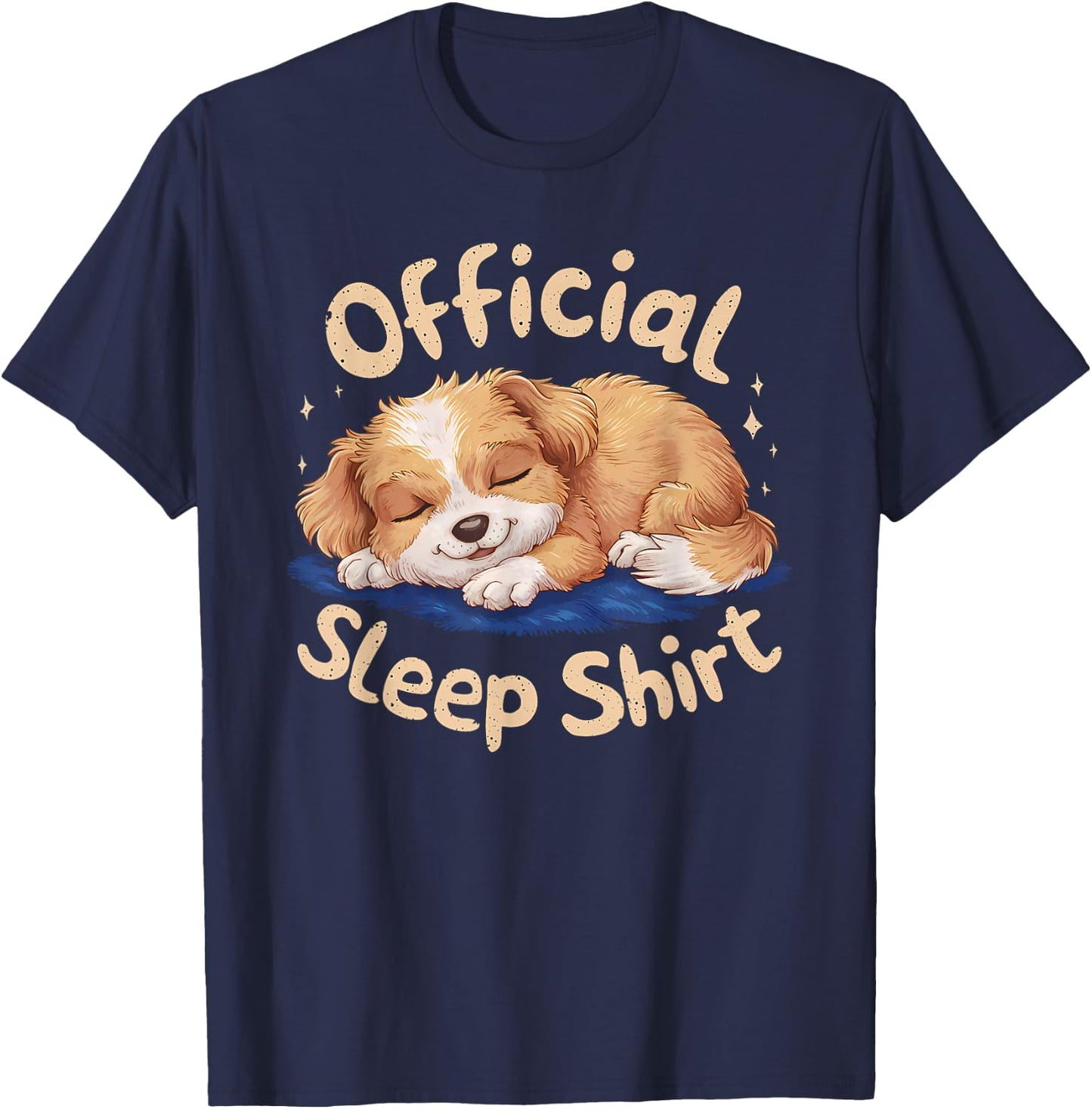 Official Sleep Shirt Dog Pajamas Nightgown T-Shirt - T-Shirt | Navy