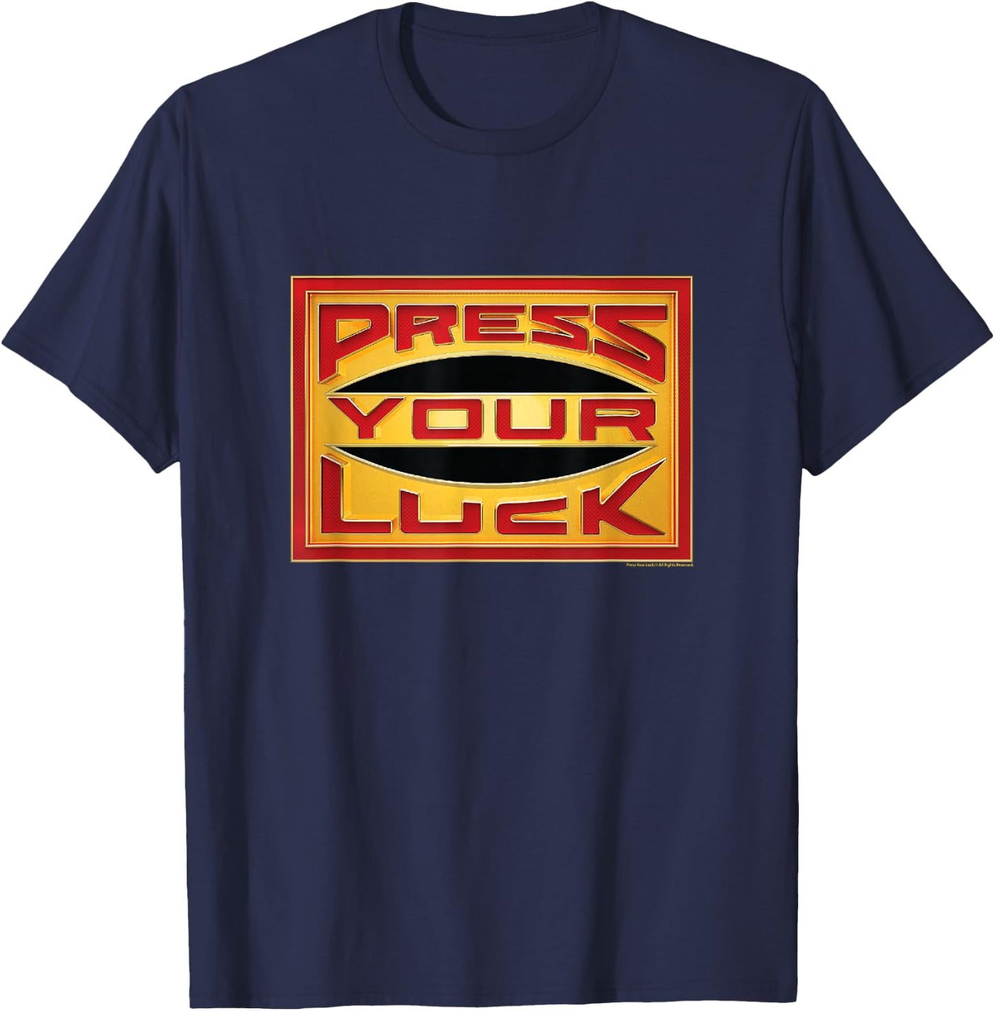 Press Your Luck - Press Your Luck Logo T-Shirt - T-Shirt | Navy