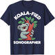 Koalafied Sonographer Sonography Technician T-Shirt - T-Shirt | Navy