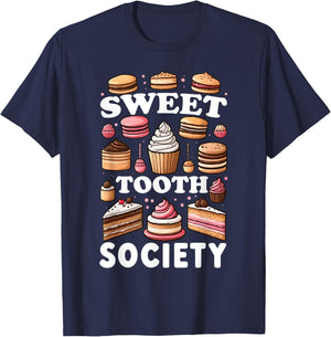 Confectionery Connoisseur Dessert Delight Pastry Paradise T-Shirt - T-Shirt | Navy