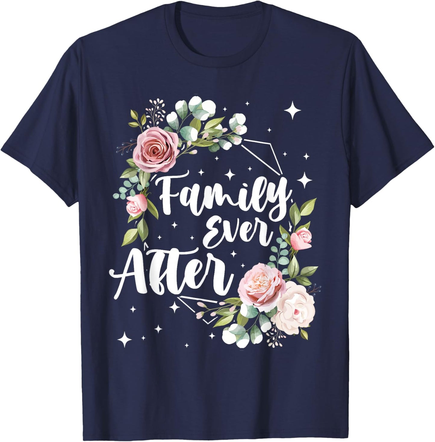 Family Ever After. Adopt Adoption Family as Gotcha Day T-Shirt - T-Shirt | Navy