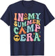 Groovy In My Summer Camp Era Retro Summer Camper Women T-Shirt - T-Shirt | Navy