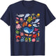 Cute Sea Animals Kids Children Ocean Creatures Clownfish T-Shirt - T-Shirt | Navy