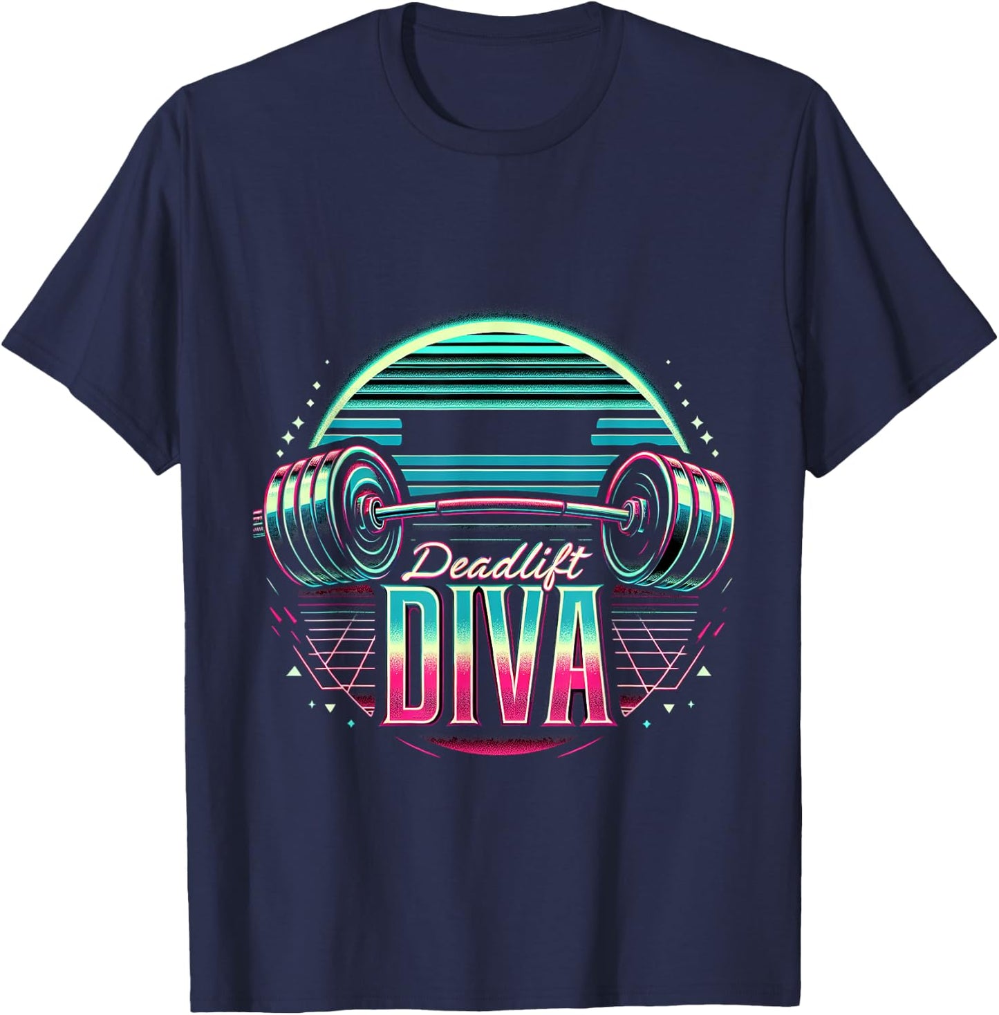 Deadlift Diva T-Shirt - T-Shirt | Navy