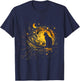 Cat Starry Night Van Gogh Cat for Cat Lover Cat Mom Cat Dad T-Shirt - T-Shirt | Navy