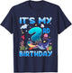It's My 3rd Birthday 3 Years Old Kids Sea Animals Party T-Shirt - T-Shirt | Navy
