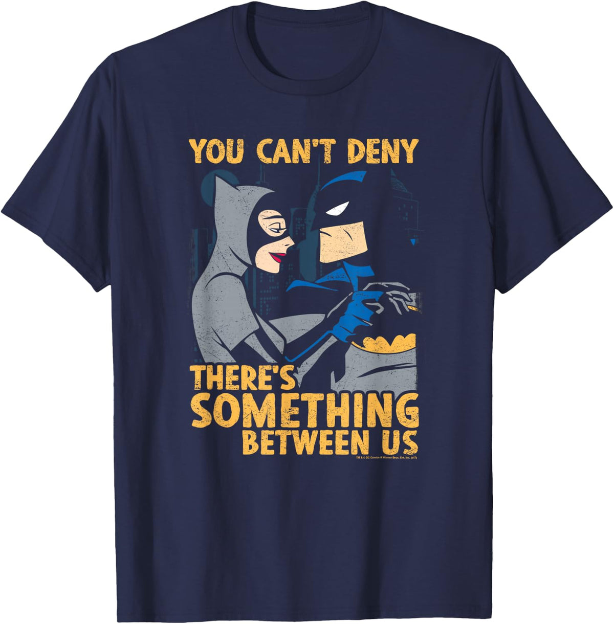 Batman: The Animated Series Catwoman Between Us T-Shirt - T-Shirt | Navy