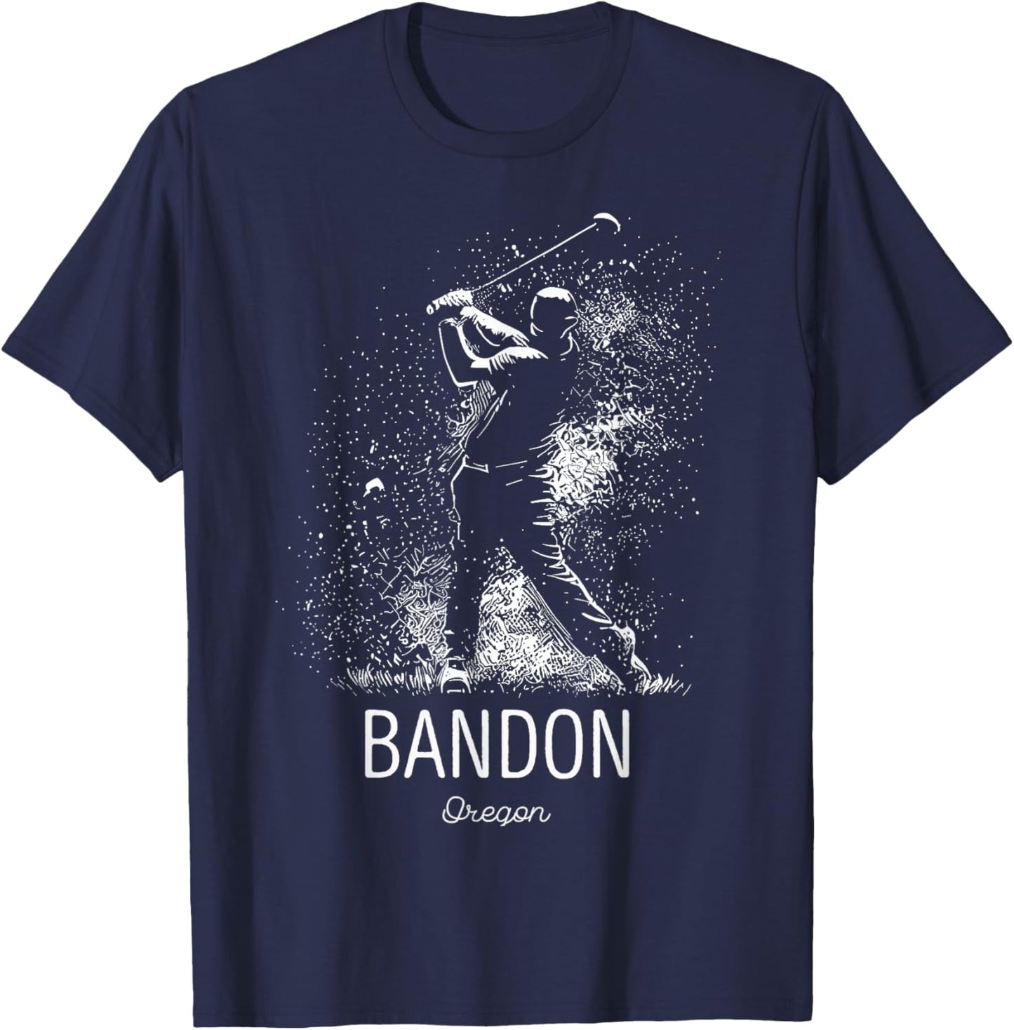 Golf Golfing Bandon T-Shirt - T-Shirt | Navy