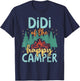 Didi of Happy Camper 1st Birthday Party Retro Didi T-Shirt - T-Shirt | Navy