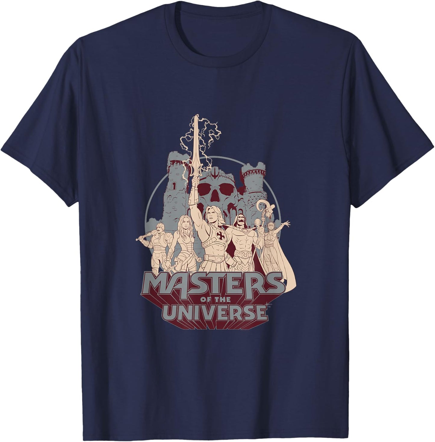 Masters of the Universe Castle Grayskull T-Shirt - T-Shirt | Navy