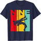 9th Retro Wrestling Theme 9 Year Old Kids Birthday T-Shirt - T-Shirt | Navy