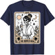 The Bonus Mom Tarot Card Skeleton Stepmom Witchy Vibes T-Shirt - T-Shirt | Navy