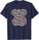 Australian Aboriginal Koala Funny Australia Animal Lover T-Shirt - T-Shirt | Navy